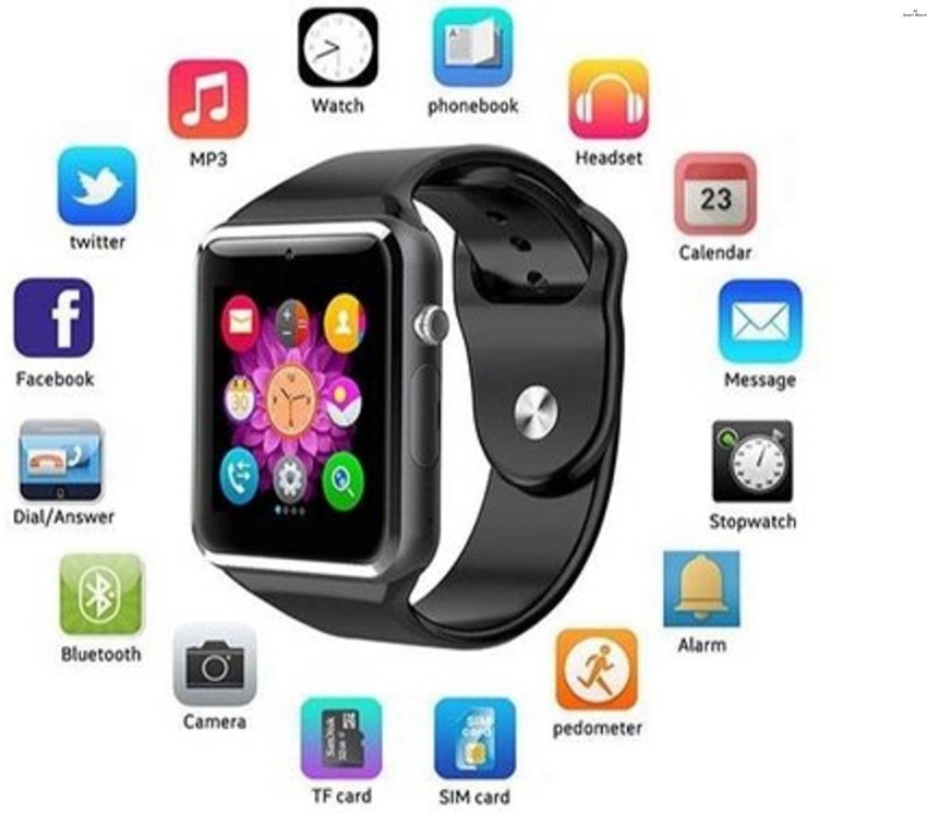 A1 Bluetooth Smartwatch with Simcard microSD Slots for Android iOS - Image 10