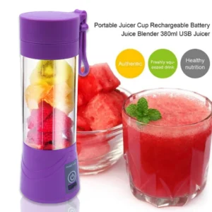 380ml Portable Blender Juicer Cup USB Rechargeable Electric Juicer Bottle Blender
